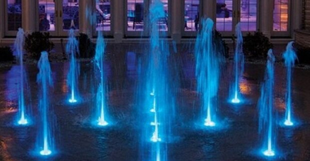 Пешеходный фонтан Чебуран 10 струй