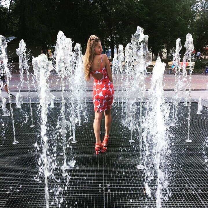 Пешеходный фонтан Татьяна