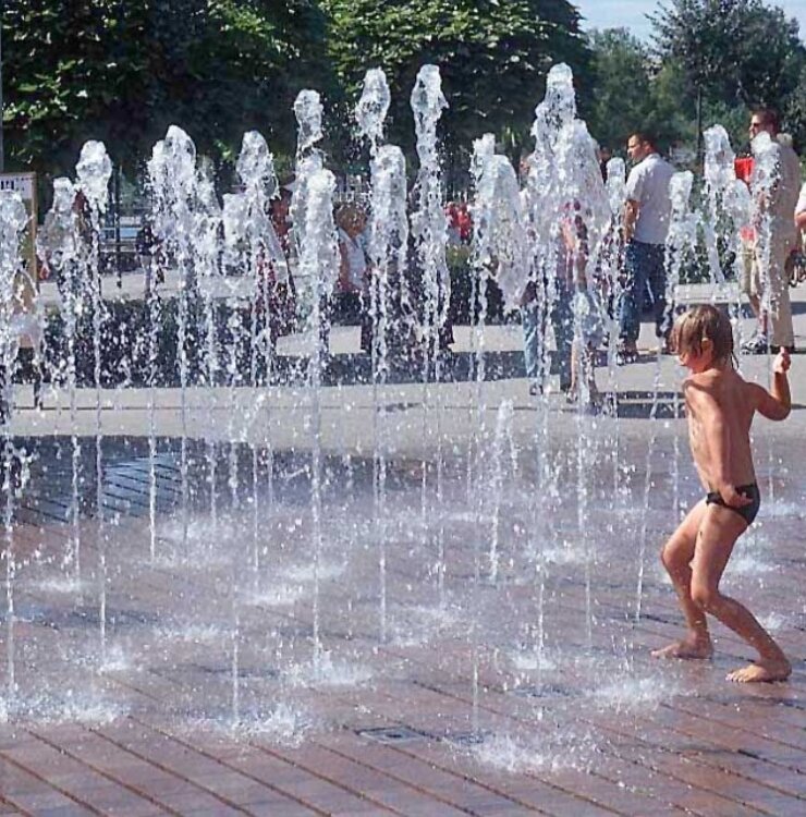 Комплект Пешеходного фонтана Рыбка