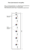 Проект сухого фонтана 5 струй Ручеёк